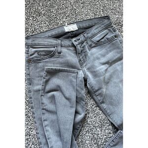 Current/Elliott Jeans Womens 25 Gray Skinny Leg Low Rise‎ The Stiletto Sidewalk